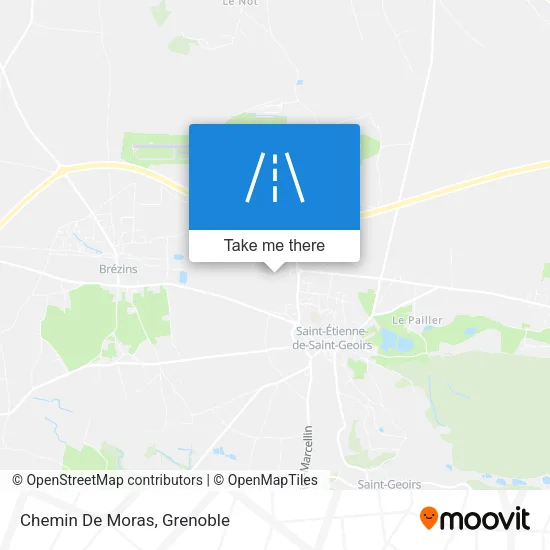 Chemin De Moras map