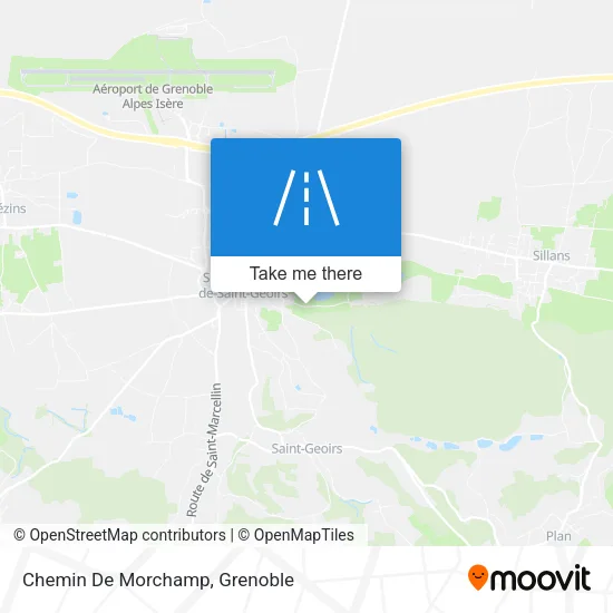 Chemin De Morchamp map