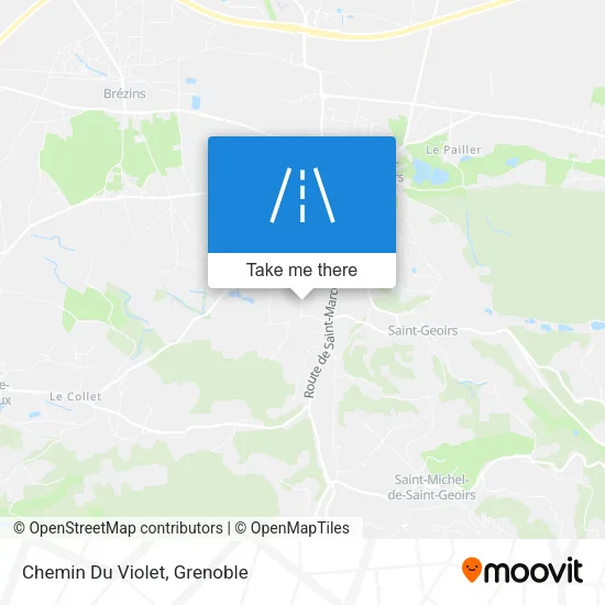 Chemin Du Violet map