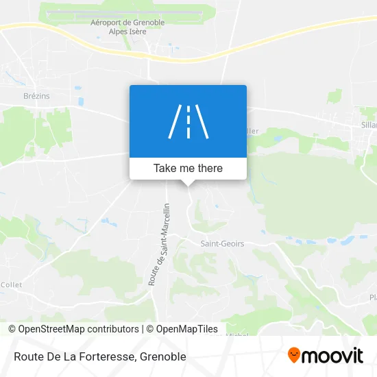 Route De La Forteresse map