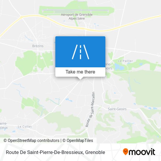 Route De Saint-Pierre-De-Bressieux map