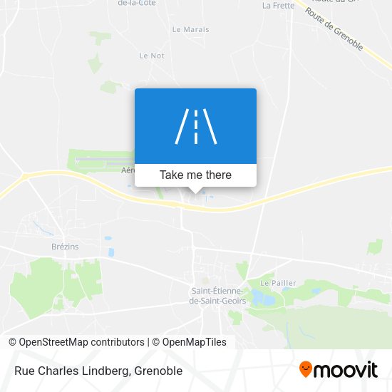 Rue Charles Lindberg map