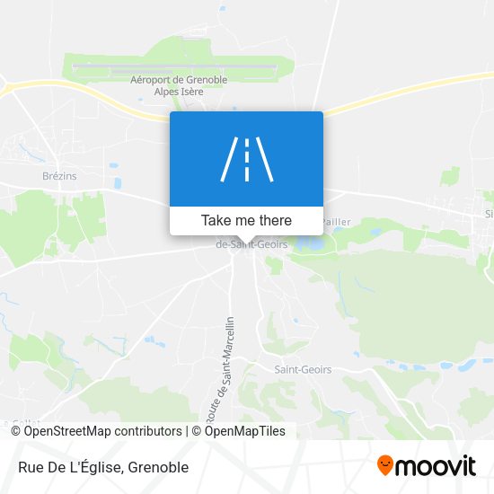 Rue De L'Église map