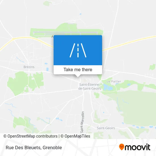 Rue Des Bleuets map