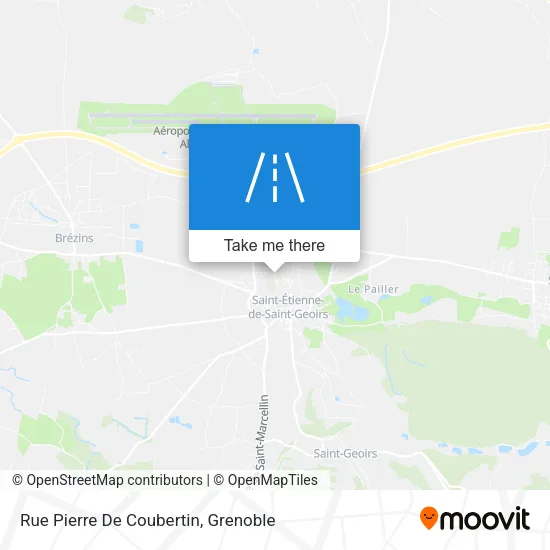 Rue Pierre De Coubertin map