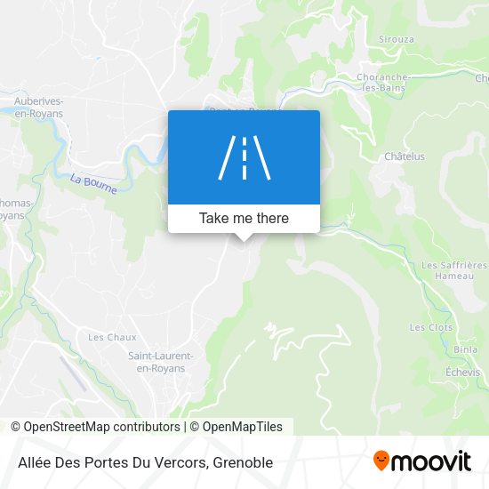 Allée Des Portes Du Vercors map