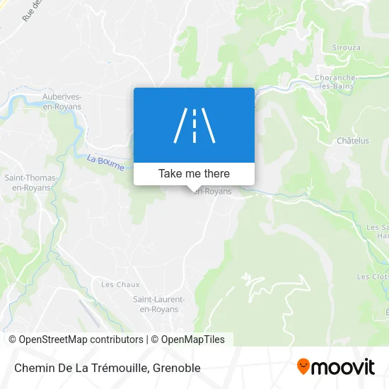 Chemin De La Trémouille map