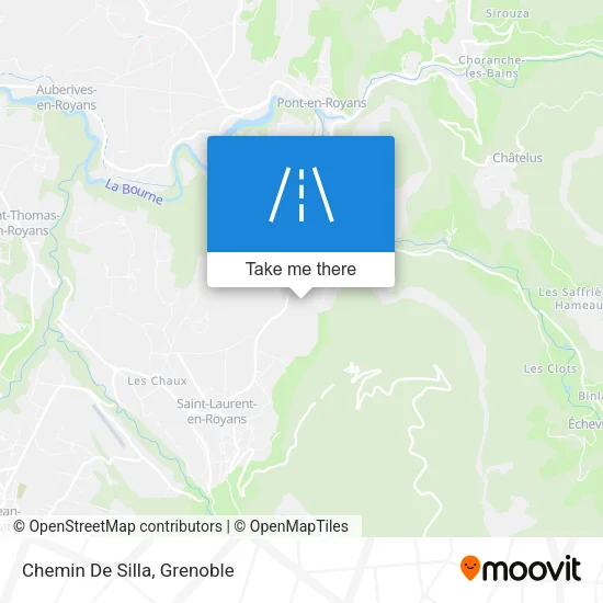 Chemin De Silla map