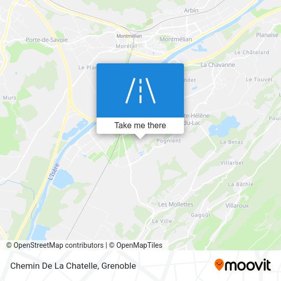 Chemin De La Chatelle map