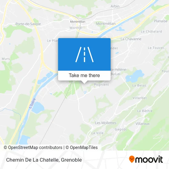 Chemin De La Chatelle map