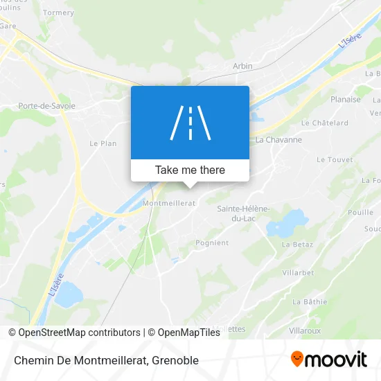 Chemin De Montmeillerat map