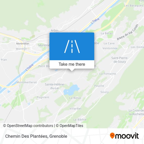 Chemin Des Plantées map