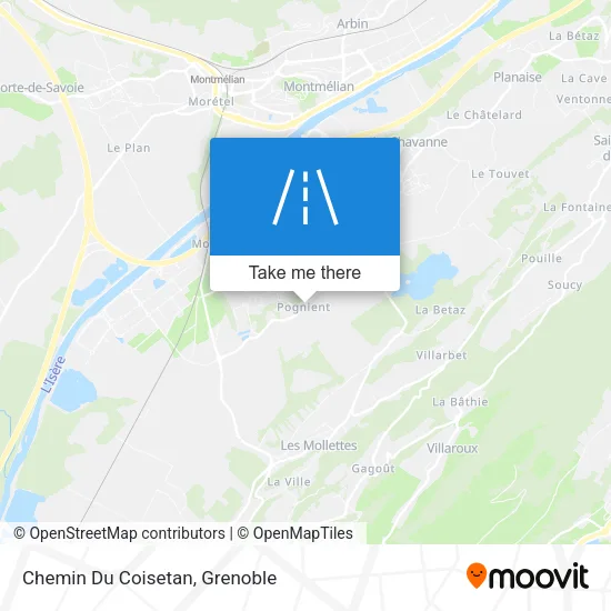 Chemin Du Coisetan map