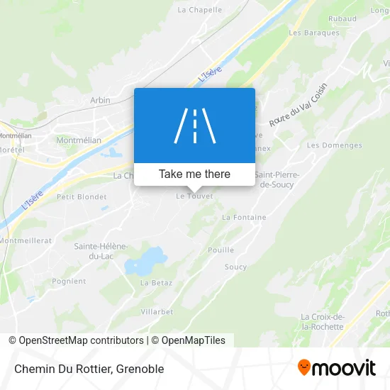 Chemin Du Rottier map