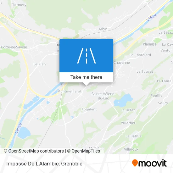 Impasse De L'Alambic map