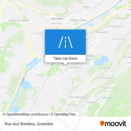 Rue Aux Borelles map