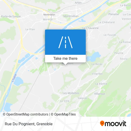 Rue Du Pognient map