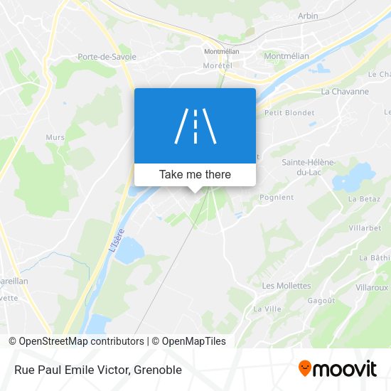 Rue Paul Emile Victor map