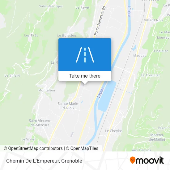 Chemin De L'Empereur map