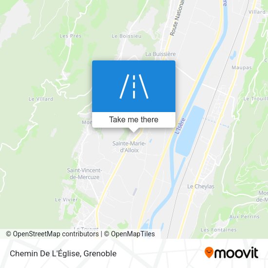 Chemin De L'Église map
