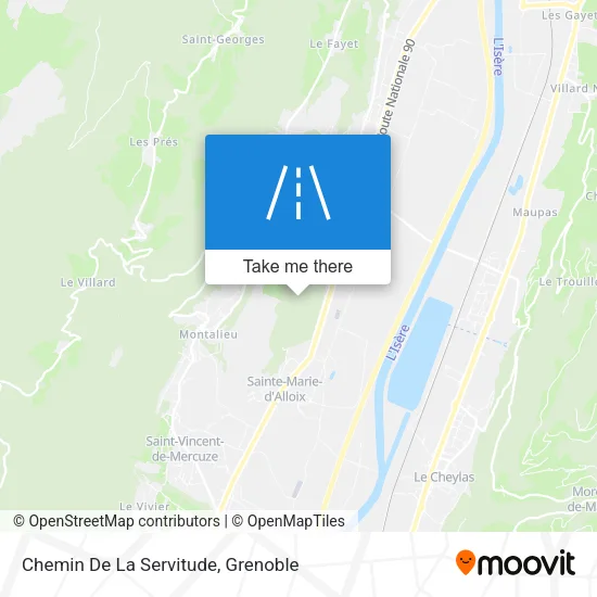 Chemin De La Servitude map