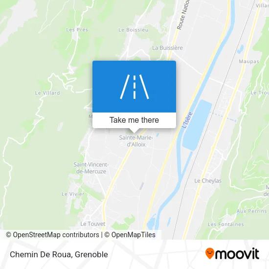Chemin De Roua map