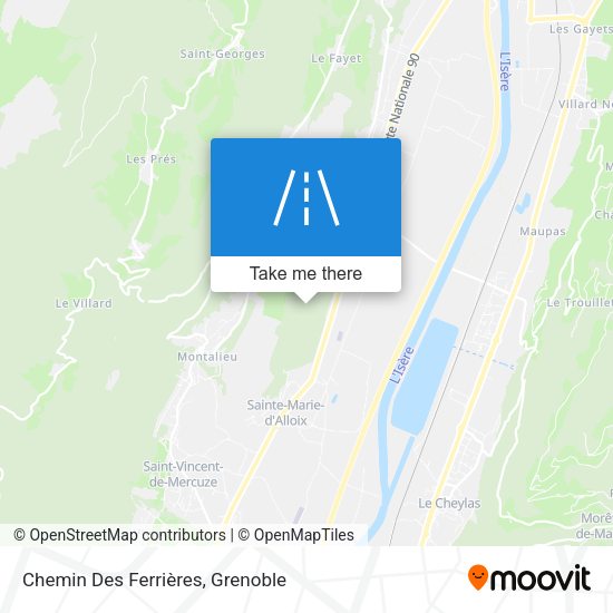 Chemin Des Ferrières map