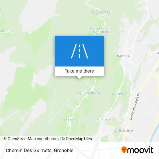 Chemin Des Guimets map