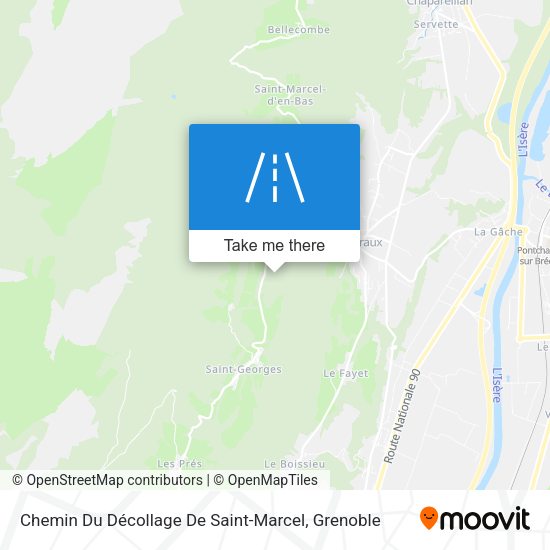 Chemin Du Décollage De Saint-Marcel map
