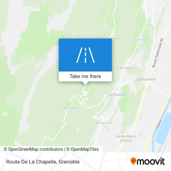 Route De La Chapelle map