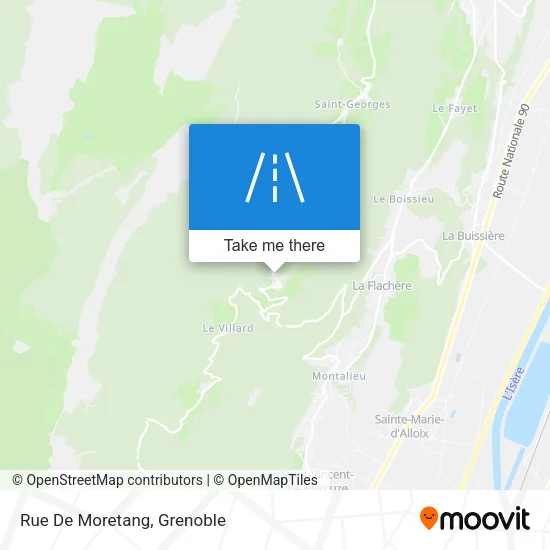 Rue De Moretang map