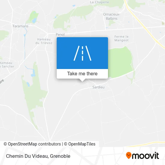 Chemin Du Videau map