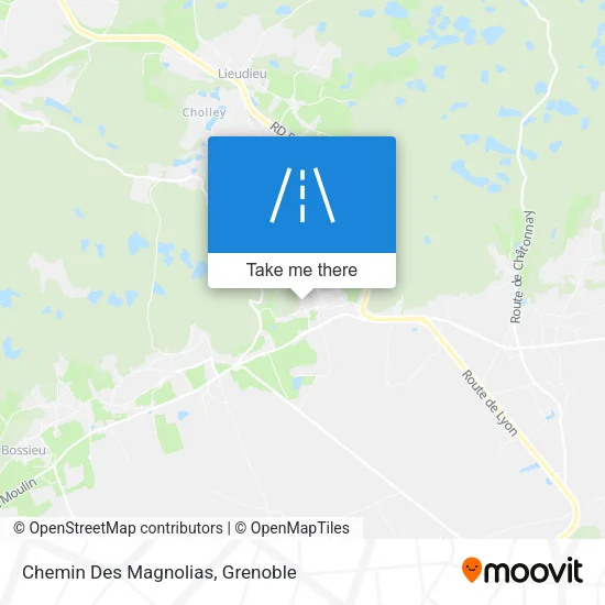 Chemin Des Magnolias map
