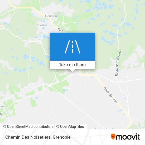 Chemin Des Noisetiers map