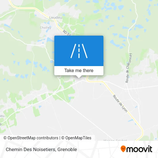 Chemin Des Noisetiers map