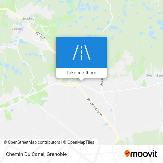 Chemin Du Canel map