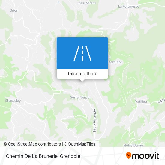 Chemin De La Brunerie map