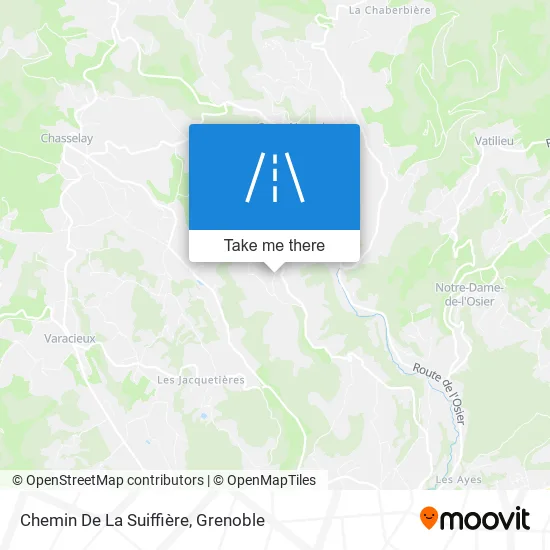 Chemin De La Suiffière map