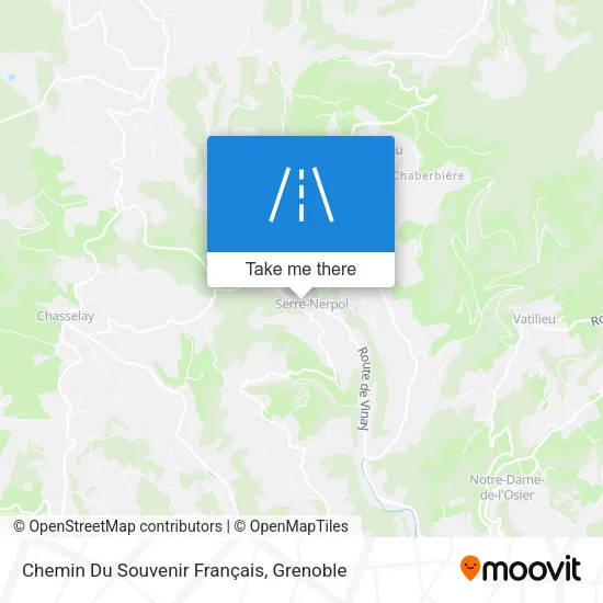 Chemin Du Souvenir Français map