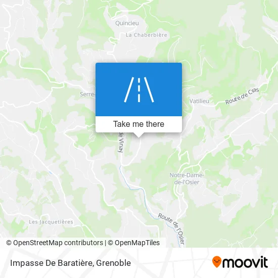 Impasse De Baratière map