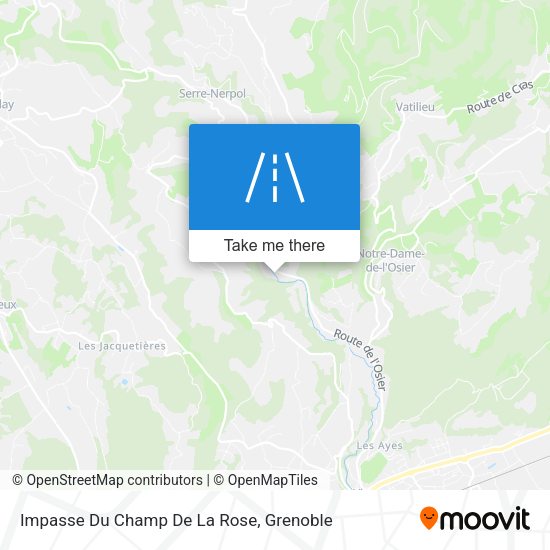 Impasse Du Champ De La Rose map
