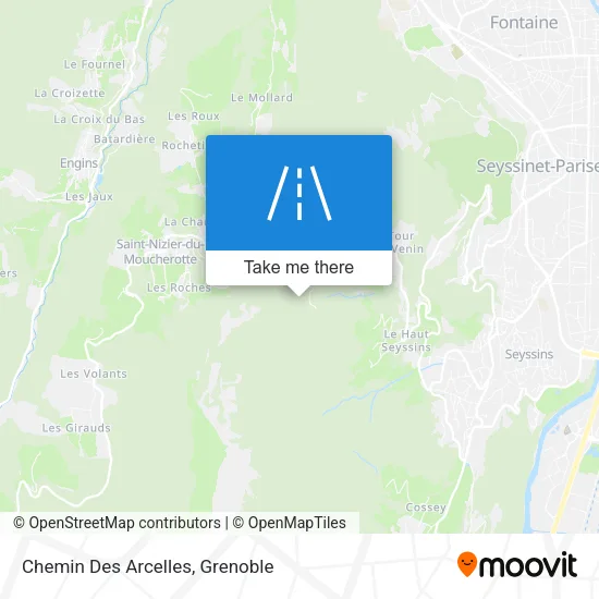 Chemin Des Arcelles map