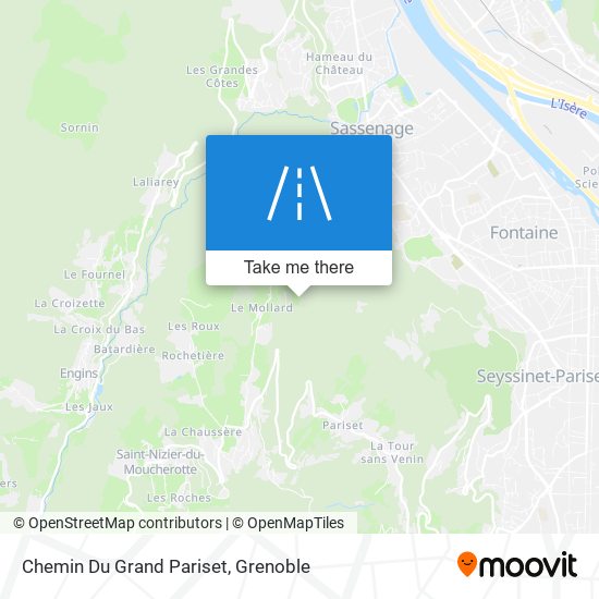 Chemin Du Grand Pariset map