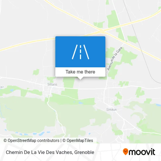 Chemin De La Vie Des Vaches map