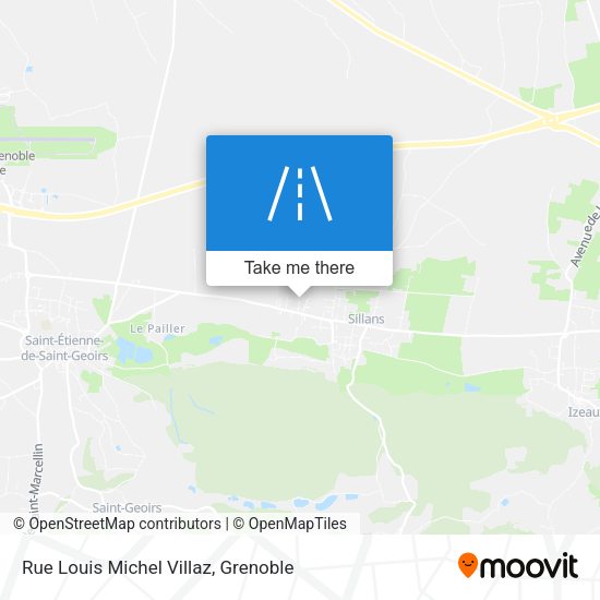 Rue Louis Michel Villaz map
