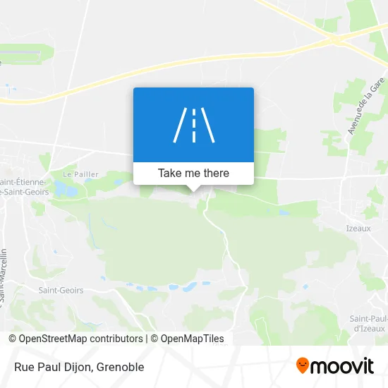 Rue Paul Dijon map