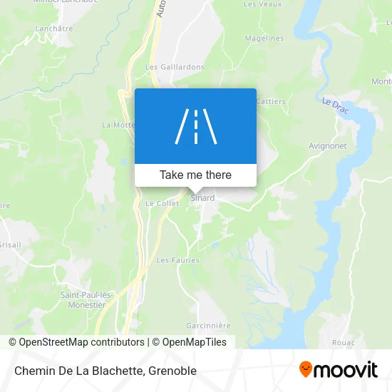 Chemin De La Blachette map