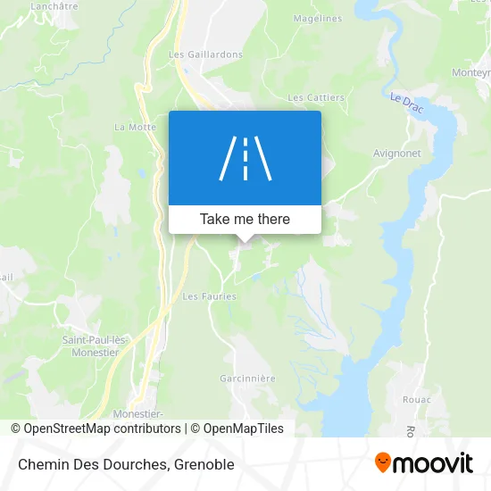 Chemin Des Dourches map