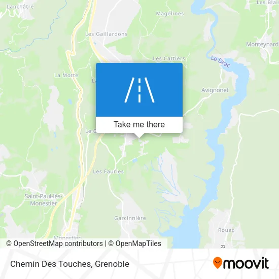 Chemin Des Touches map