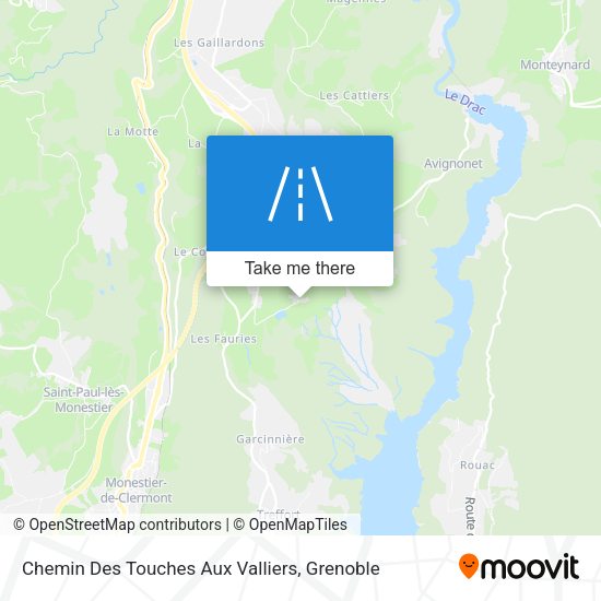 Chemin Des Touches Aux Valliers map